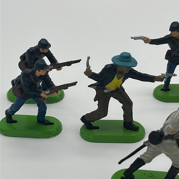 Britain's LTD DEETAIL Confederate Figurines Lot (10 Figurine Pieces) - Picture 5 of 16